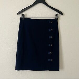 J Mcglaughlin Serina Pencil Skirt Navy